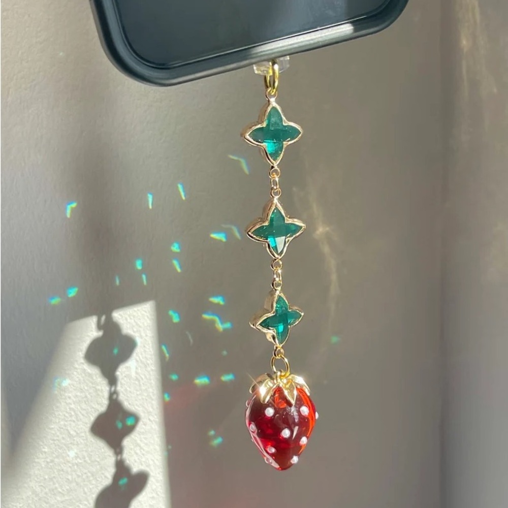 Strawberry Phone Charm (Lightning)